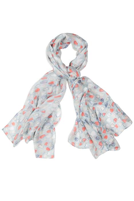 Pastel Heart Scarf