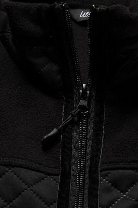 Fleecejacke, Steppungen, 2-Wege-Reißverschluss
