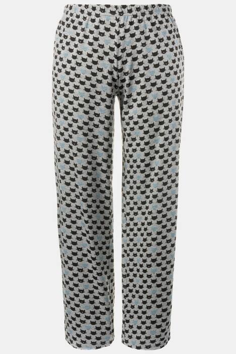Pyjama, Glitzer-Katzenmotiv, reine Baumwolle