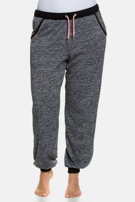 Homewear-Hose, Kontrastnähte, Kordel