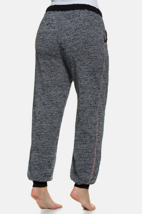 Homewear-Hose, Kontrastnähte, Kordel