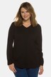 pullover, averecht strepenbreisel, V-hals, katoen