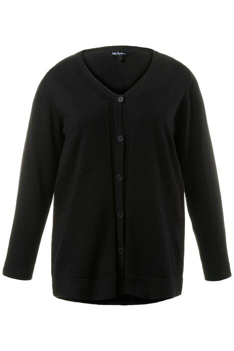 Cardigan, V-hals, knopenlijst