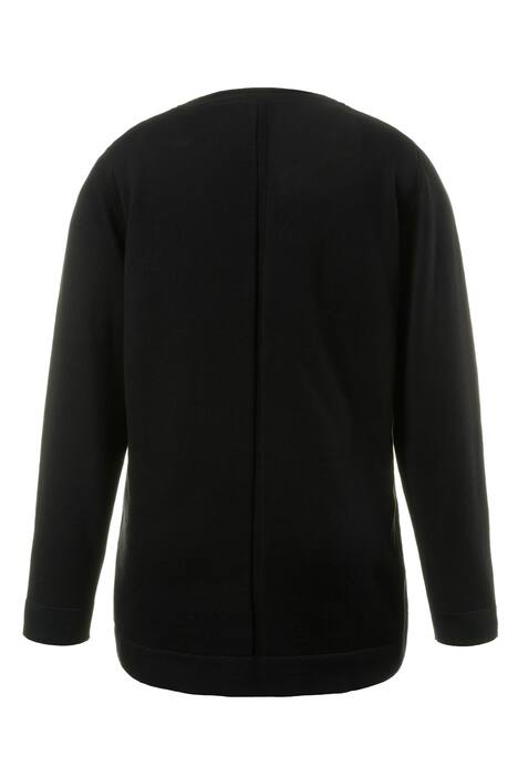 Cardigan, V-hals, knopenlijst