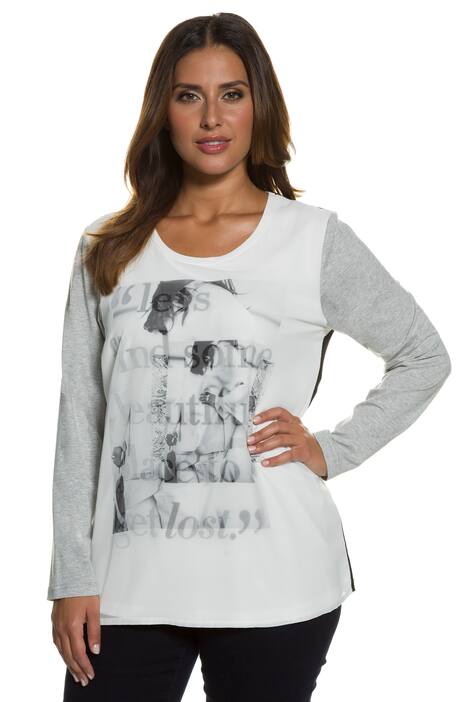 Let's Find Round Neck L/S Classic Fit Top
