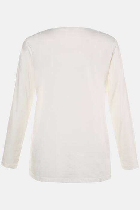 Shirt, Jerseystreifen-Applikation, Bio-Baumwolle, PURE