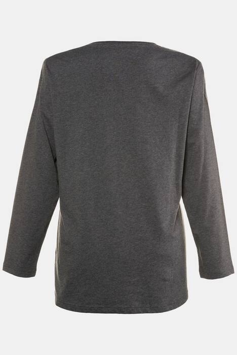 Eco Cotton Seam Round Neck L/S Regular Fit Tee