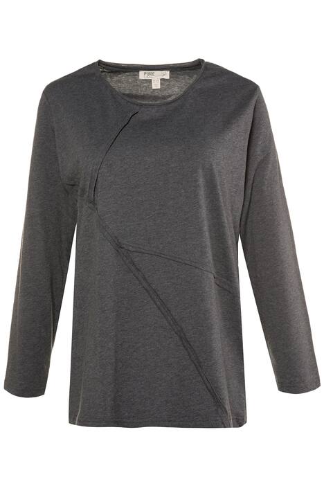 Eco Cotton Seam Round Neck L/S Regular Fit Tee