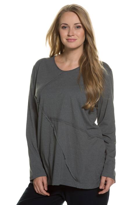 Eco Cotton Seam Round Neck L/S Regular Fit Tee