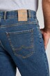 Jeans, Regular Fit, elastisk linning, 5-lommers, denimstretch