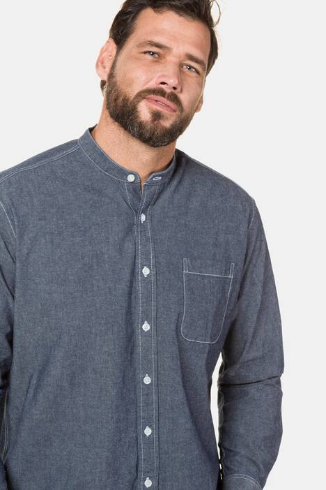 Hemd, Stehkragen, Brust-Pocket, Modern Fit