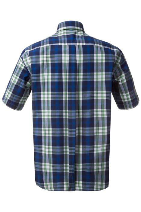 Halbarmhemd, kariert, Buttondown-Kragen, Modern Fit