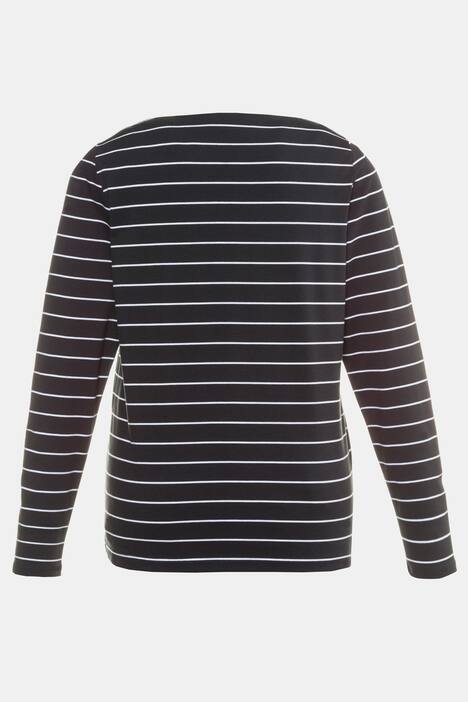 Shirt, Ringel, Rundhalsausschnitt, Elasthan