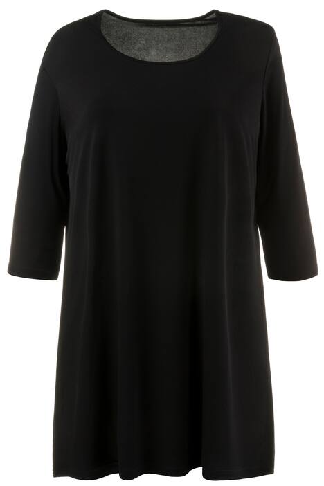 Matte Jersey Round Neck A-line Swing Tunic