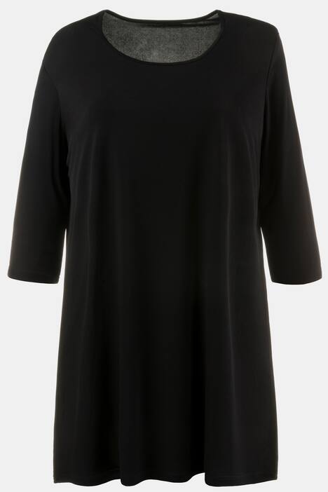 Longshirt, 3/4-Ärmel, weiter Saum