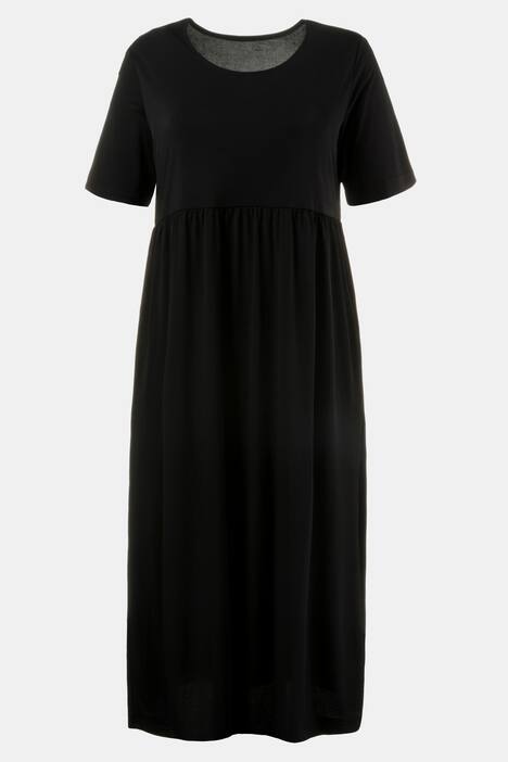 Jerseykleid, Empire-Quernaht, Halbarm
