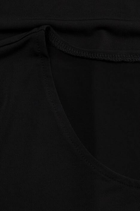 Jerseykleid, Empire-Quernaht, Halbarm