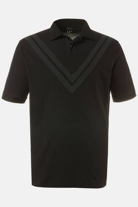 Poloshirt, Piqué-Jersey, Polokragen, Rücken länger
