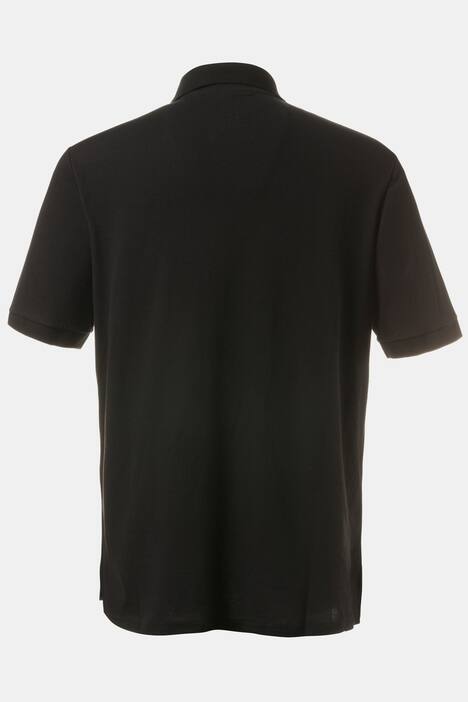 Poloshirt, Piqué-Jersey, Polokragen, Rücken länger
