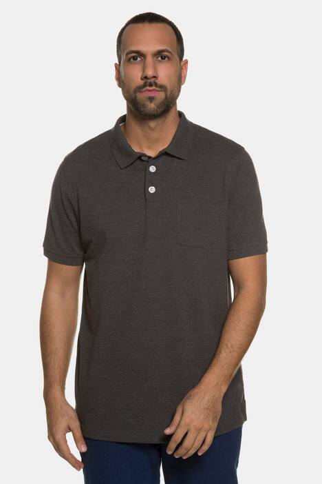 Chest Pocket Short Sleeve Pique Polo Shirt