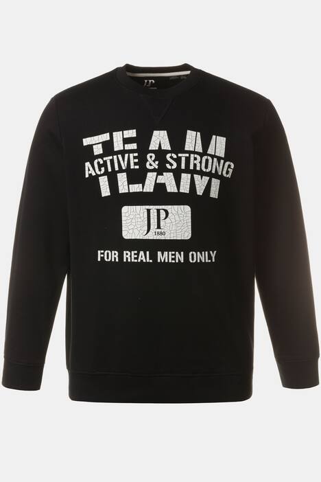 Sweatshirt, Sweater, TEAM-Motiv, gerippte Abschlüsse