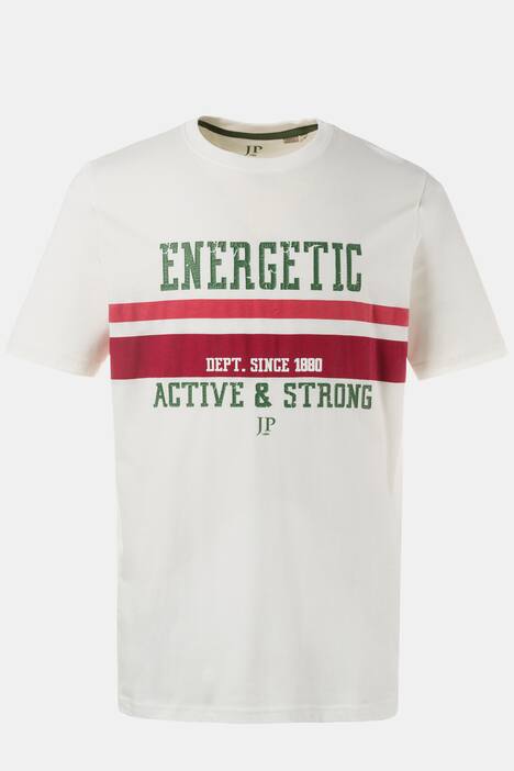 Energetic Round Neck Short Sleeve T-Shirt