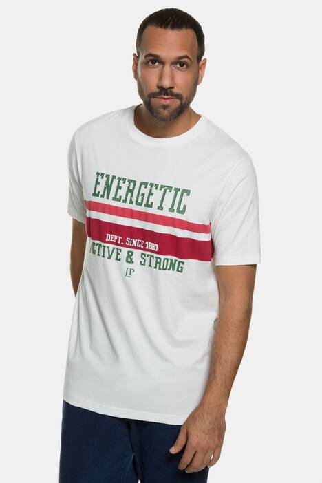 Energetic Round Neck Short Sleeve T-Shirt