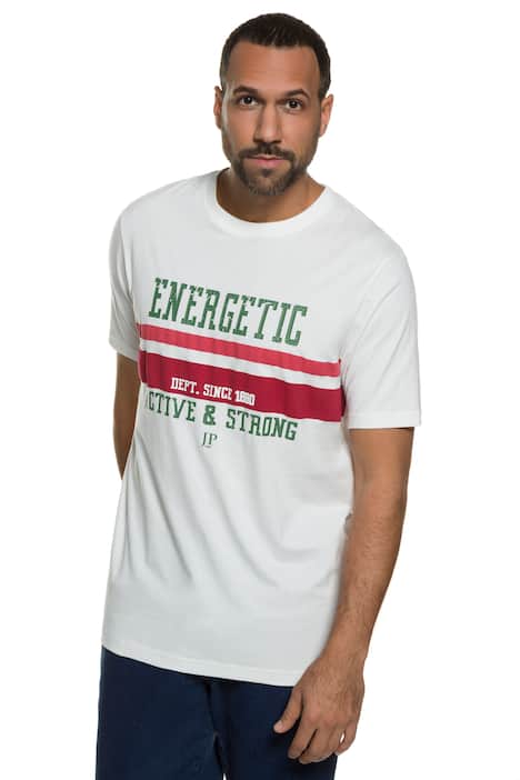Energetic Round Neck Short Sleeve T-Shirt