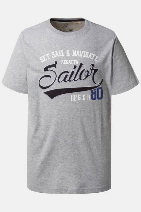 T-Shirt, Applikation, runder Ausschnitt, kurze Ärmel