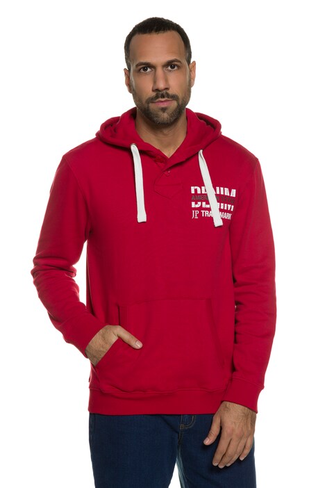 JP 1880 Denim Emblem Cotton Hoodie