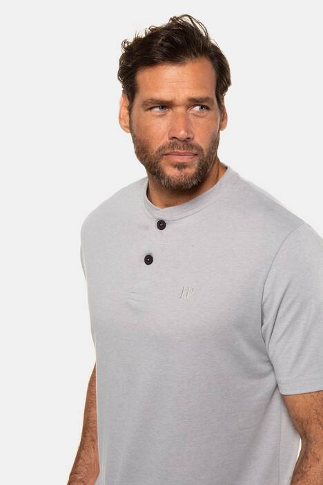 2 Pack Three Button Short Sleeve Cotton Henley T-Shirt