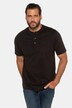 Henleys, basic, set van 2, ronde hals, knoopsluiting, tot 8 XL