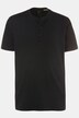 Henleys, basic, set van 2, ronde hals, knoopsluiting, tot 8 XL