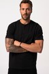 Henleys, basic, set van 2, ronde hals, knoopsluiting, tot 8 XL