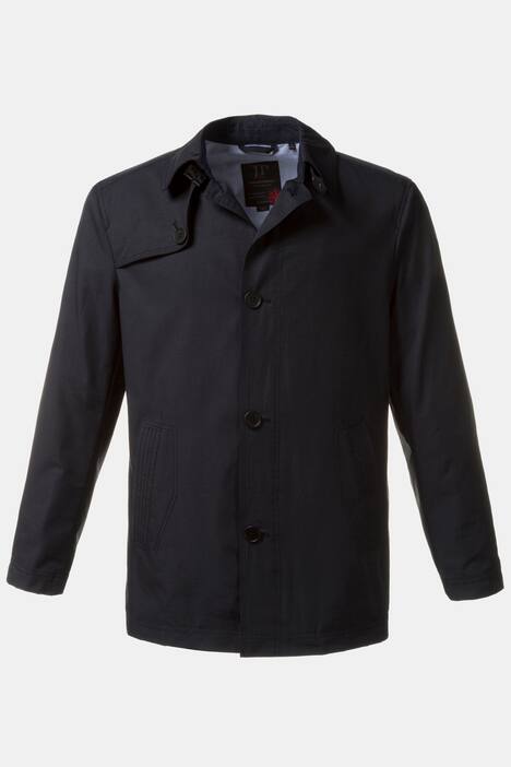 Trenchcoat, Mantel, Reverskragen, Koller, Knopfverschluss, 2 Pockets, Halbfutter, große Größen