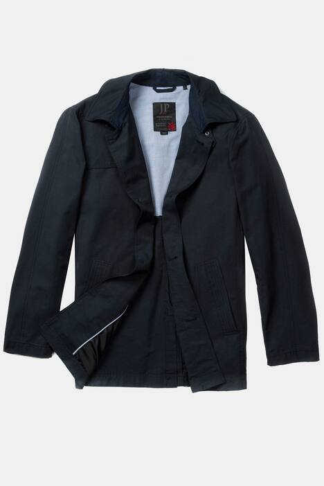 Trenchcoat, Mantel, Reverskragen, Koller, Knopfverschluss, 2 Pockets, Halbfutter, große Größen