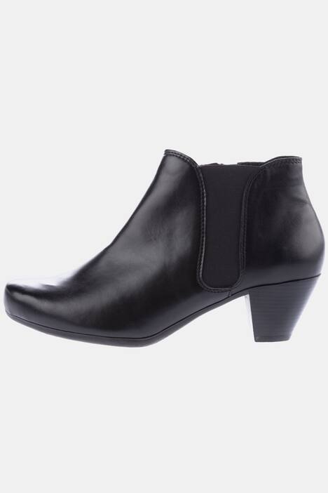 Stiefeletten, Elastikeinsatz, Nappaleder, Weite H