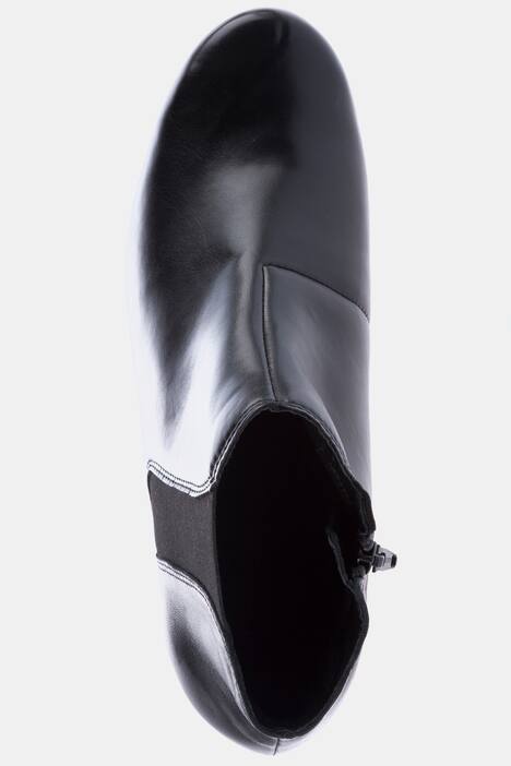 Stiefeletten, Elastikeinsatz, Nappaleder, Weite H