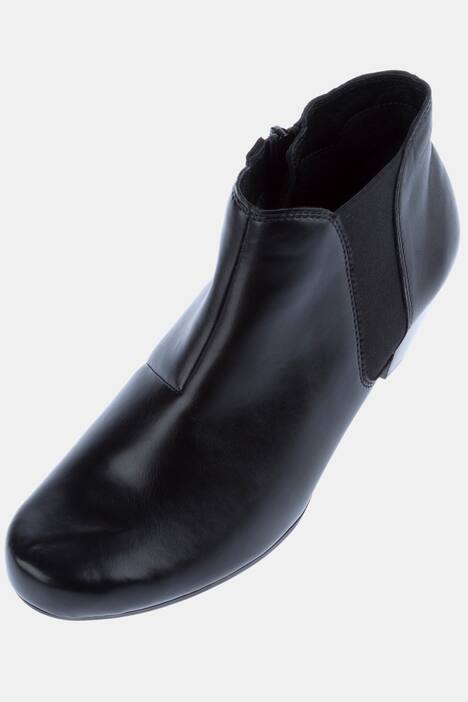 Stiefeletten, Elastikeinsatz, Nappaleder, Weite H