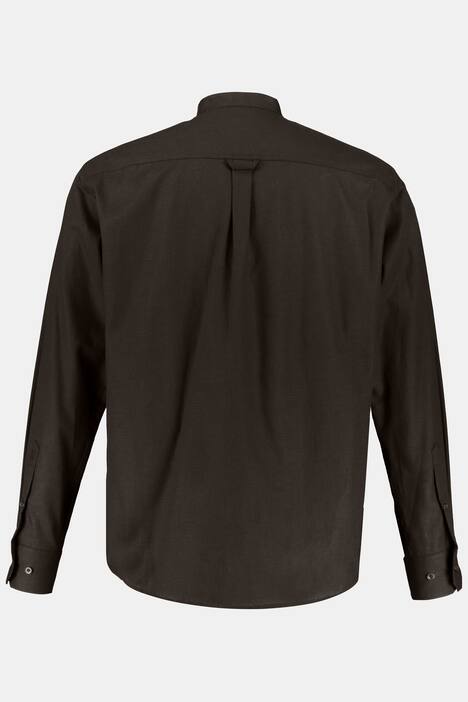 Long Sleeve Linen Cotton Blend Modern Fit Shirt