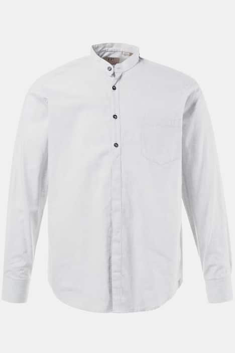 Long Sleeve Linen Cotton Blend Modern Fit Shirt