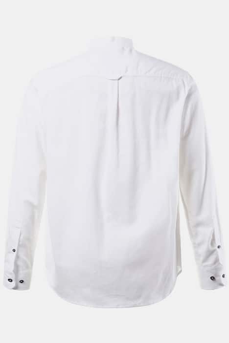 Long Sleeve Linen Cotton Blend Modern Fit Shirt