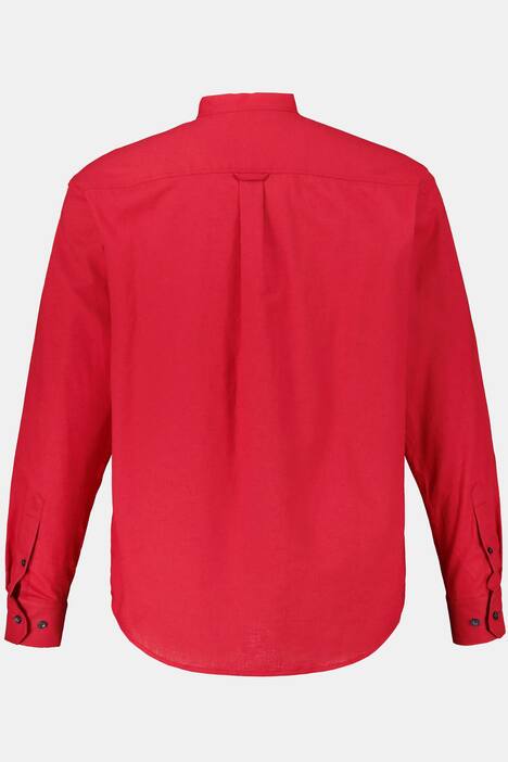 Long Sleeve Linen Cotton Blend Modern Fit Shirt