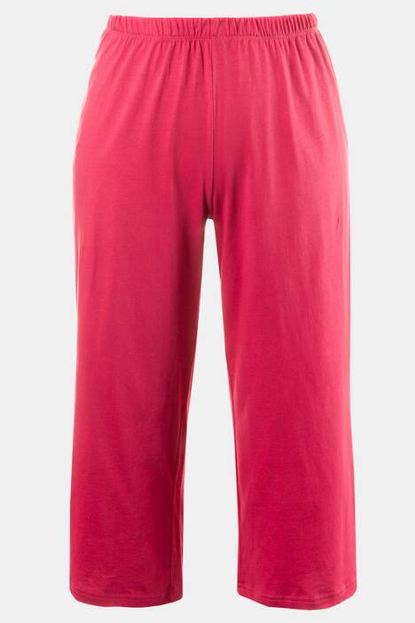 Pyjama, Motiv Mohnblume, Halbarm, reine Baumwolle
