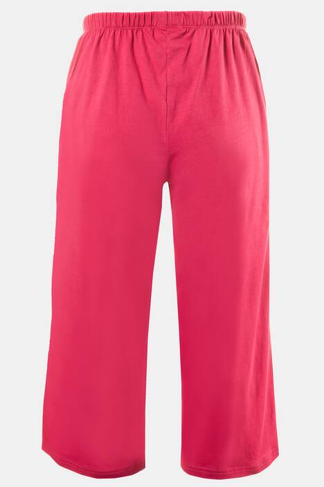 Pyjama, Motiv Mohnblume, Halbarm, reine Baumwolle