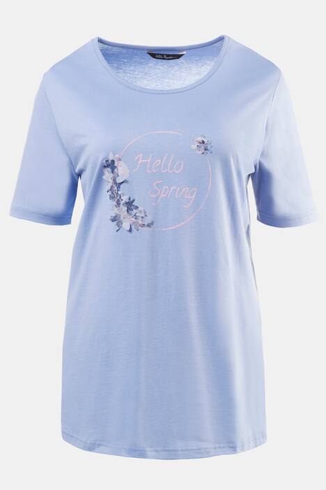 Hello Spring Round Neck Cotton Knit Pajama Set
