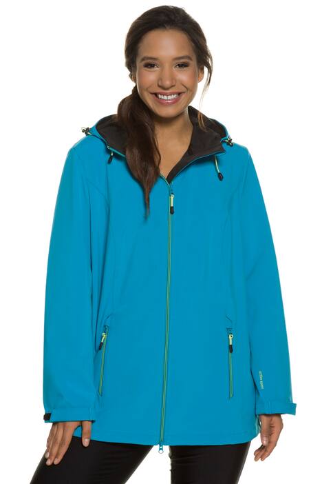 Bright Softshell Zip Hooded Lined Jacket