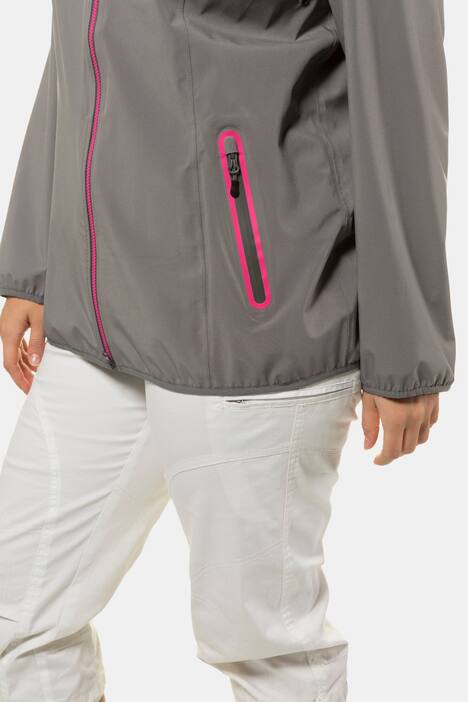 Funktionsjacke, wasserdichtes Material, 2-Wege-Zipper