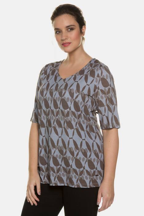 Shirt, Grafikmuster, Classic, Herzausschnitt, Selection
