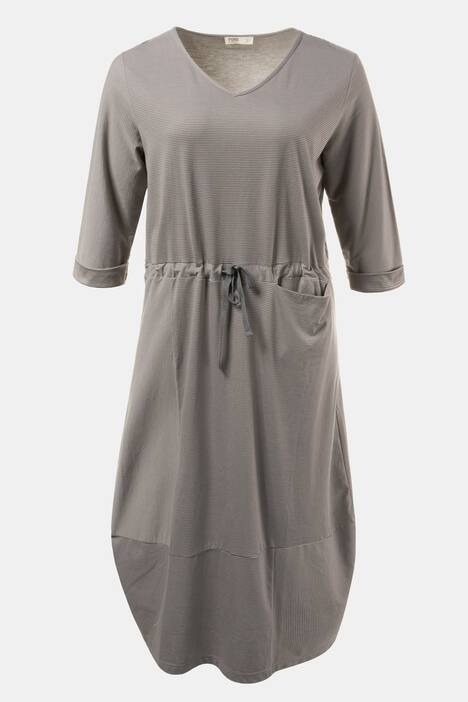 Kleid, Streifen, Tulpen-Form, Tunnelzug, Biobaumwolle